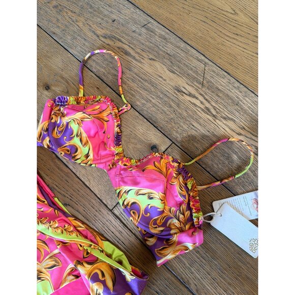 Agua Bendita X REVOLVE Irene Bikini Top & Lily Bikini Bottom Fuchsia Roche Women - Picture 10 of 13